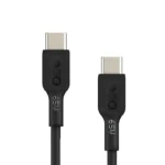 Nothing 65W Premium PPS Technology USB Type-C Data Transfer Cable Compatible with CMF Phone 1 (Black)
