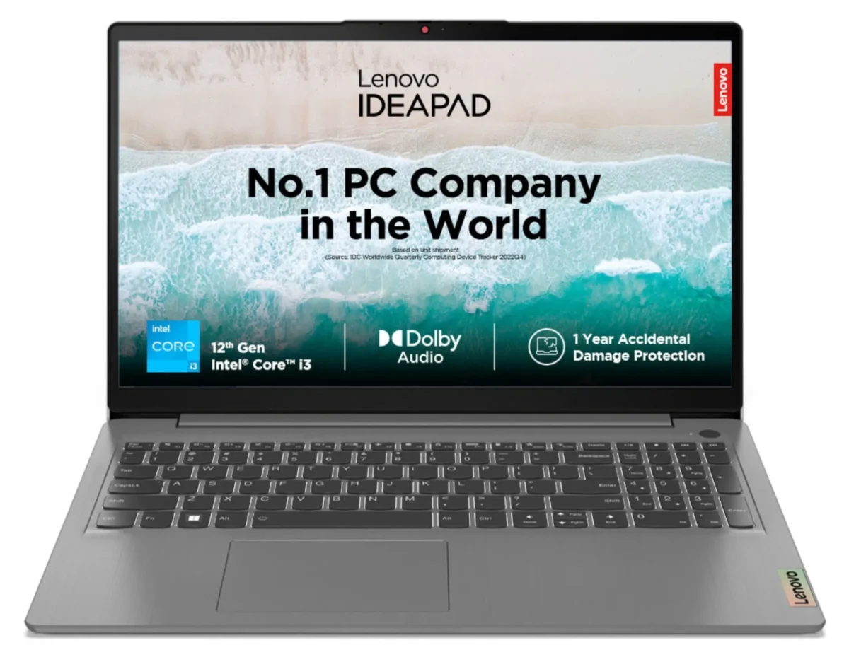 Lenovo IdeaPad Slim 3, Intel Core i3, 12th Gen, 8GB RAM, 512GB SSD, FHD, 15.6" - Image 1
